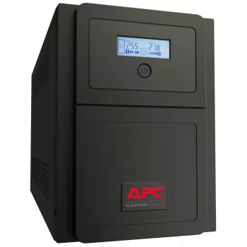 APC Easy UPS 1 fazė linijinis interaktyvus, 1500VA, bokštas, 230V, 6 IEC C13 lizdai, AVR, sausas kontaktas, LCD, be tinklo kortelės palaikymo