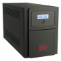 APC Easy UPS 1 fazės linijinis interaktyvus, 750VA, bokštas, 230V, 6 IEC C13 lizdai, AVR, sausas kontaktas, LCD, be tinklo kortelės palaikymo