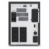 APC Easy UPS 1 fazės linijinis interaktyvus, 750VA, bokštas, 230V, 6 IEC C13 lizdai, AVR, sausas kontaktas, LCD, be tinklo kortelės palaikymo