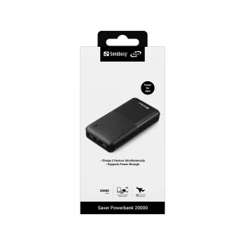 Nešiojamas Powerbank Sandberg Saver 20000 mAh