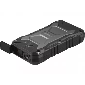 Sandberg Survivor Powerbank 20000 PD30W, 20000 mAh, belaidis įkrovimas, juoda