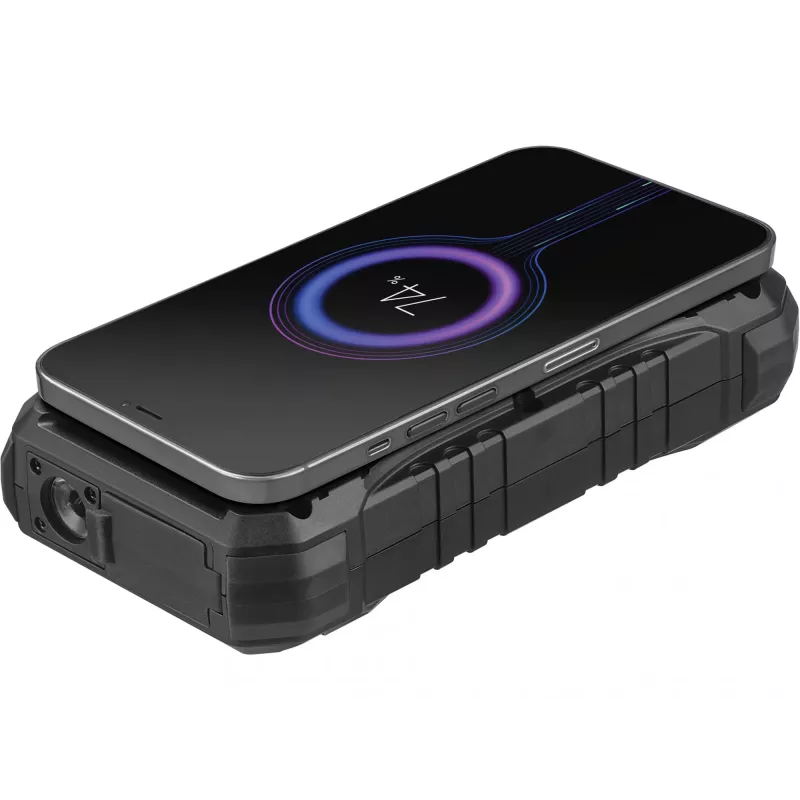 Sandberg Survivor Powerbank 20000 PD30W, 20000 mAh, belaidis įkrovimas, juoda