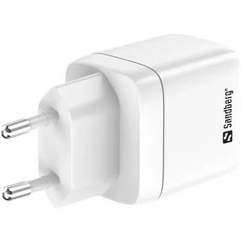 Įkroviklis Sandberg 2in1 1xUSB-C 1xUSB 35W patalpų kintamosios srovės universalus
