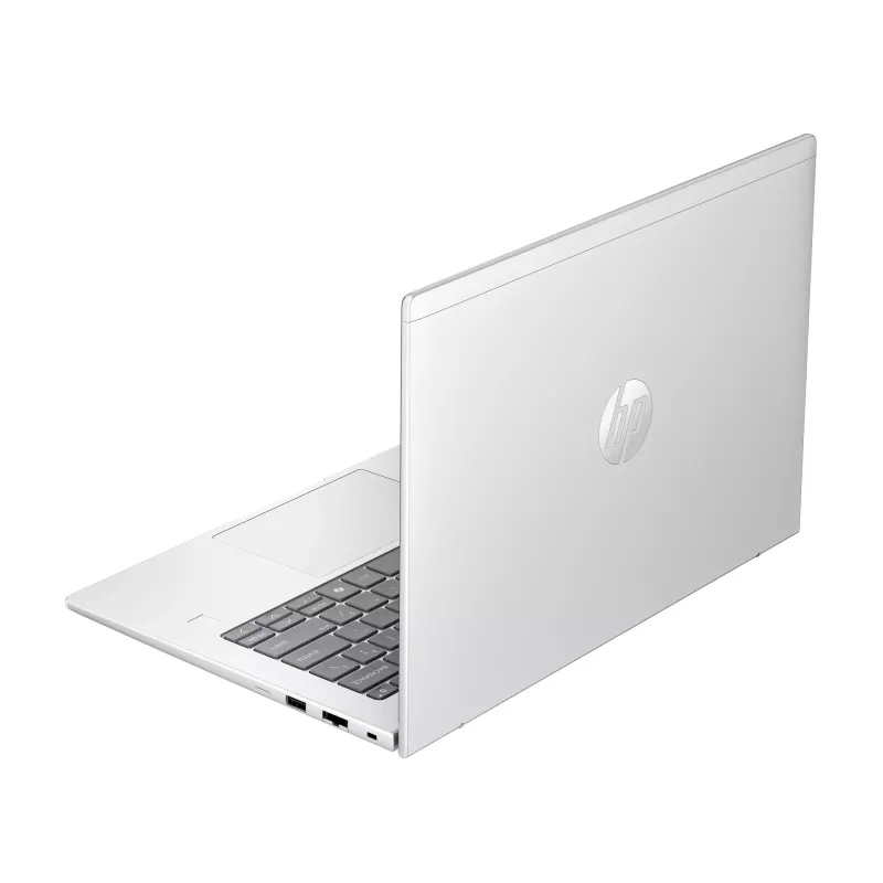 HP ProBook 4 G1i AI PC nešiojamas kompiuteris Intel Core Ultra 5 225U 35,6 cm (14 colių) WUXGA 16 GB DDR5-SDRAM Wi-Fi 7 (802.11be) Windows 11 Pro sidabrinis