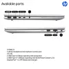 HP ProBook 4 G1i AI PC nešiojamas kompiuteris Intel Core Ultra 5 225U 35,6 cm (14 colių) WUXGA 16 GB DDR5-SDRAM Wi-Fi 7 (802.11be) Windows 11 Pro sidabrinis