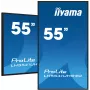 iiyama LH5541UHS-B2 Skaitmeninės reklamos ekranas su kiosko dizainu 138,7 cm (54,6 col.) LCD 500 cd/m² 4K Ultra HD Juodas su įmontuotu procesoriumi 24/7