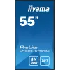 iiyama LH5541UHS-B2 Skaitmeninės reklamos ekranas su kiosko dizainu 138,7 cm (54,6 col.) LCD 500 cd/m² 4K Ultra HD Juodas su įmontuotu procesoriumi 24/7
