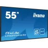 iiyama LH5541UHS-B2 Skaitmeninės reklamos ekranas su kiosko dizainu 138,7 cm (54,6 col.) LCD 500 cd/m² 4K Ultra HD Juodas su įmontuotu procesoriumi 24/7