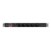 PDU Lanberg PDU-05E-0200-BK 5 AC lizdų 1U Juoda