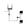 Lanberg ADS-RJ45-2RJ45-OS juodas RJ-45 skirstytuvas