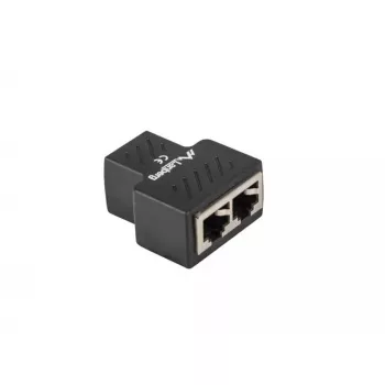 Lanberg ADS-RJ45-2RJ45-OS juodas RJ-45 skirstytuvas