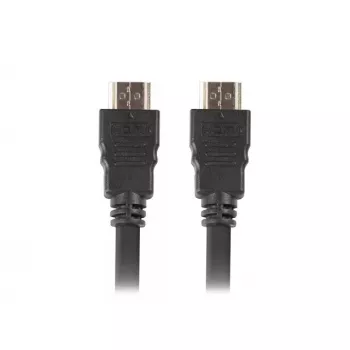 HDMI laidas LANBERG CA-HDMI-11CC-0005-BK 0,5 m, HDMI A tipo kištukas–kištukas, HDMI 1.4, 10,2 Gbit/s, juodas
