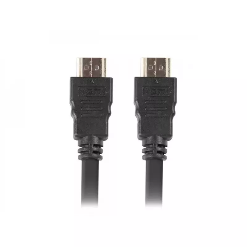 HDMI laidas LANBERG CA-HDMI-11CC-0005-BK 0,5 m, HDMI A tipo kištukas–kištukas, HDMI 1.4, 10,2 Gbit/s, juodas