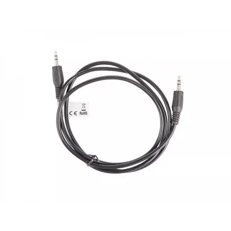 Audio kabelis LANBERG 3,5 mm kištukas–kištukas 1,2 m juodas