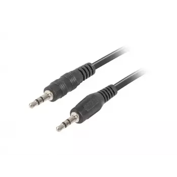 Audio kabelis LANBERG 3,5 mm kištukas–kištukas 1,2 m juodas