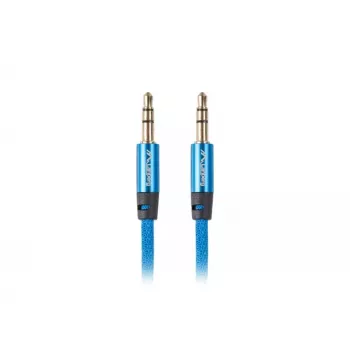 Garso kabelis Lanberg CA-MJMJ-10CU-0030-BL 3m 3,5mm vyras-vyras mėlynas