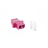 Skaidulinės optikos adapteris LANBERG MM LC/UPC duplex OM4