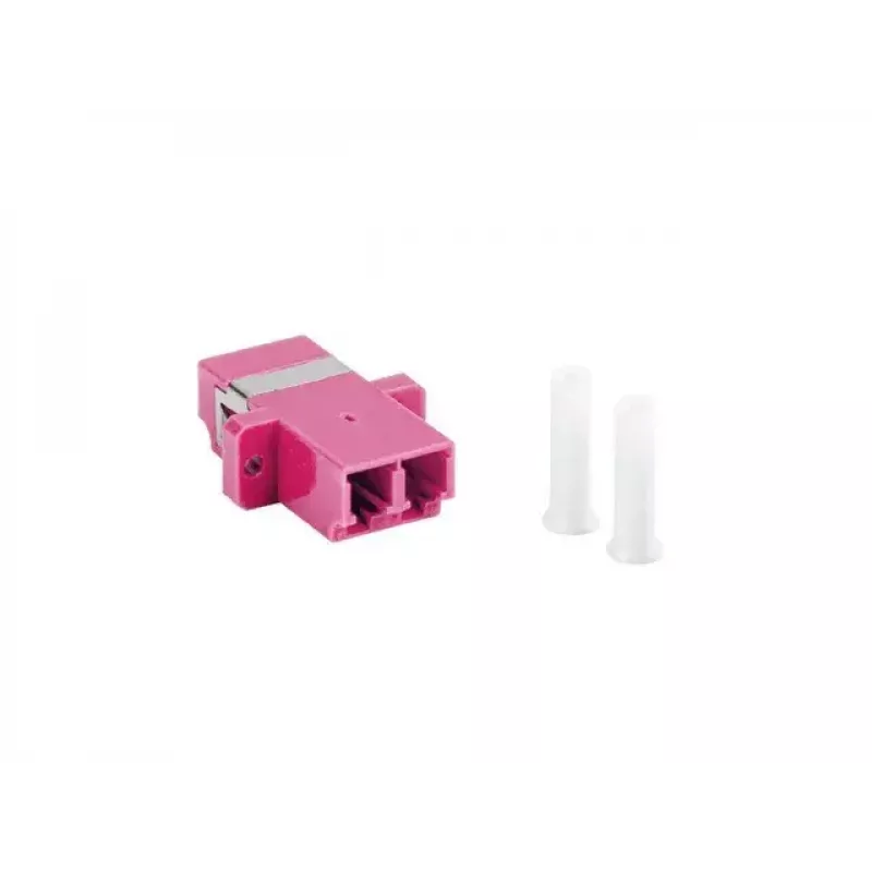 Skaidulinės optikos adapteris LANBERG MM LC/UPC duplex OM4