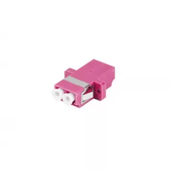 Skaidulinės optikos adapteris LANBERG MM LC/UPC duplex OM4
