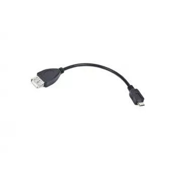 USB 2.0 laidas LANBERG OEM-0006 — USB A į Micro-USB B, 0,15 m, juodas