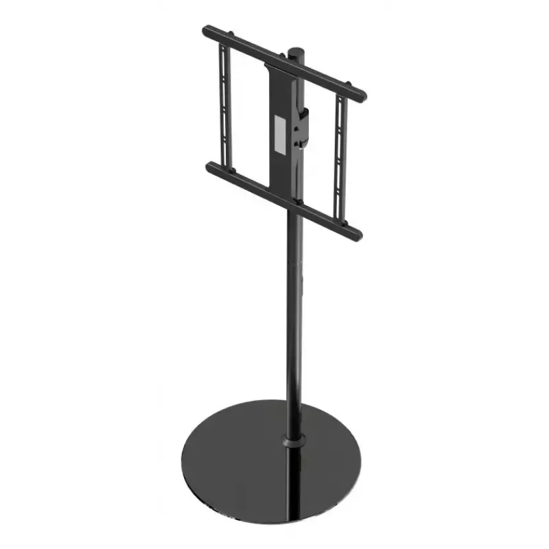 Gembird TVS-65S-02 televizoriaus stovas ant grindų su pasukimu, 32–65 colių, 35 kg, juodas