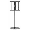 Gembird TVS-65S-02 televizoriaus stovas ant grindų su pasukimu, 32–65 colių, 35 kg, juodas