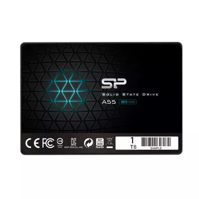 SSD 2,5 colio SATA III Silicon Power SP004TBSS3A55S25 – 4 TB, 500/450 MB/s, 7 mm