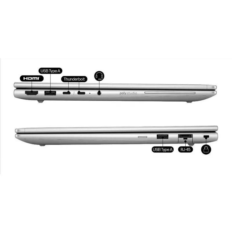 HP EliteBook 6 G1a AMD Ryzen™ AI 7 250 nešiojamas kompiuteris 35,6 cm (14 colių) WUXGA 16 GB DDR5-SDRAM 512 GB SSD Wi-Fi 7 (802.11be) Windows 11 Pro AI PC sidabrinis