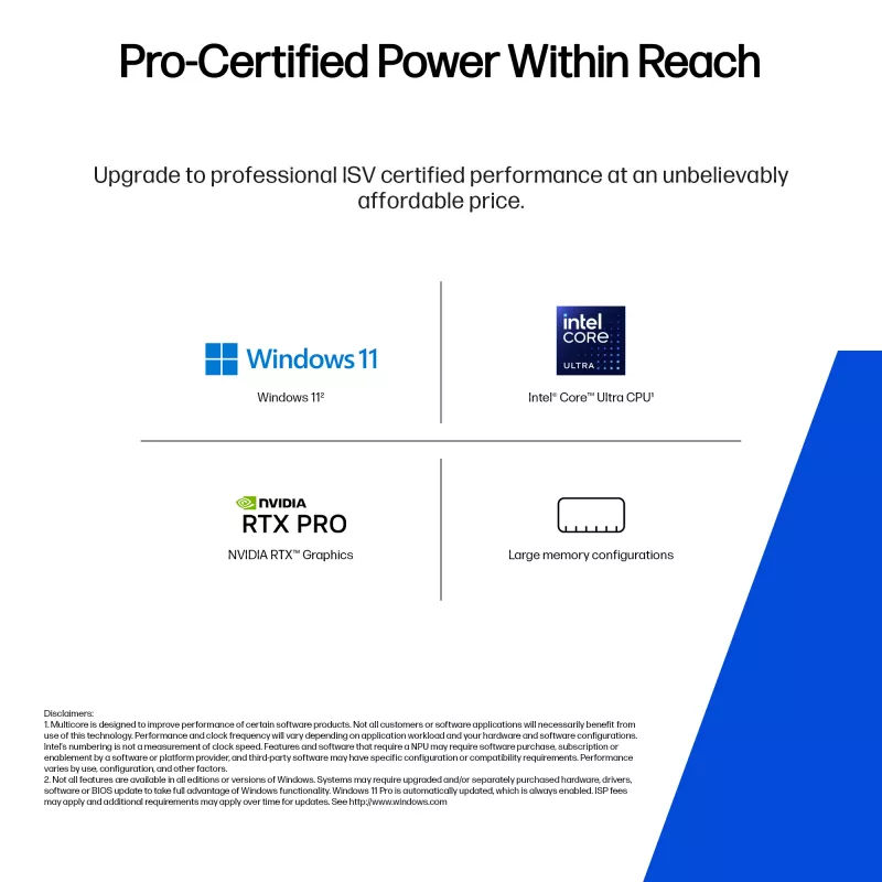 HP Zbook X G1i nešiojama darbo stotis su Intel Core Ultra 7 255H, 40,6 cm (16 colių) WUXGA, 32 GB DDR5-SDRAM, NVIDIA RTX PRO 2000 Blackwell, Wi-Fi 7 (802.11be), Windows 11 Pro AI, AI PC