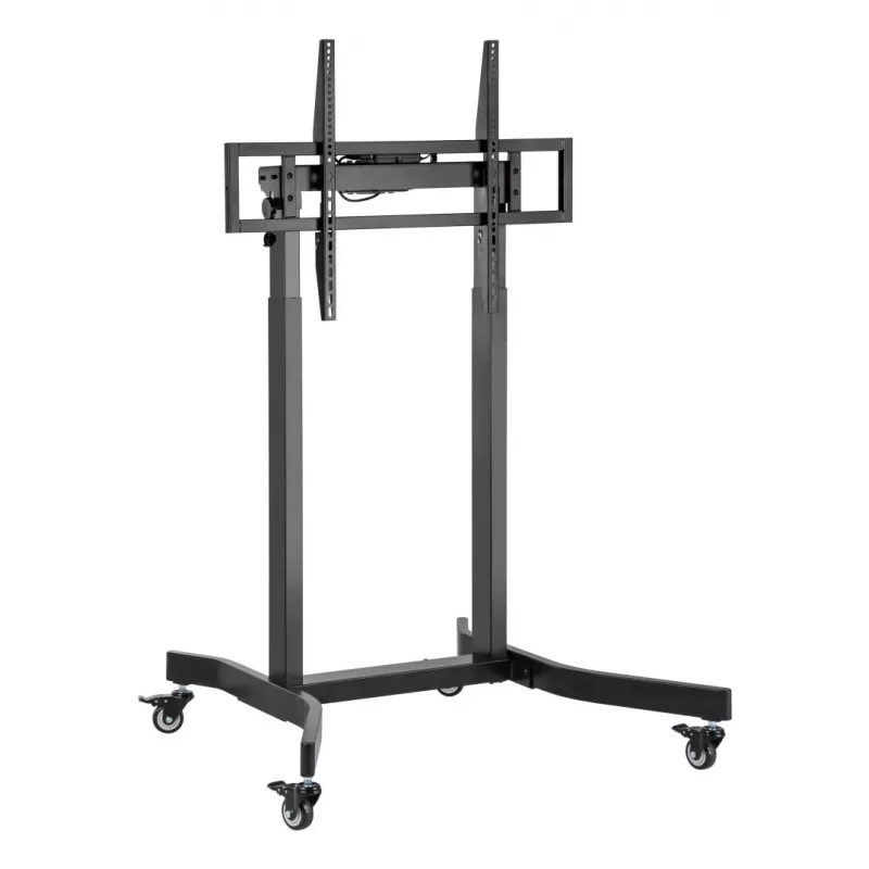 Elektrinis mobilus TV stovas Techly ICA-TR68M 55–100 colių (iki 254 cm) juodas