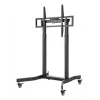 Elektrinis mobilus TV stovas Techly ICA-TR68M 55–100 colių (iki 254 cm) juodas
