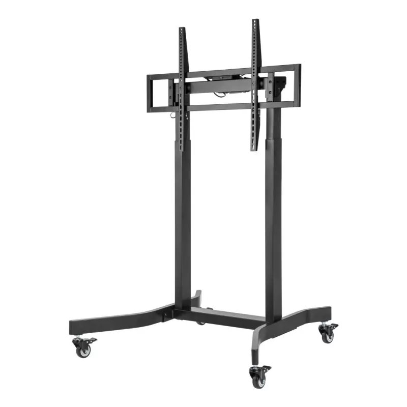 Elektrinis mobilus TV stovas Techly ICA-TR68M 55–100 colių (iki 254 cm) juodas