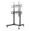 Elektrinis mobilus TV stovas Techly ICA-TR68M 55–100 colių (iki 254 cm) juodas