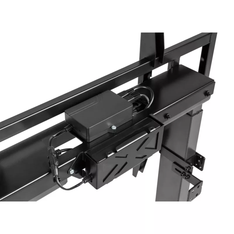 Elektrinis mobilus TV stovas Techly ICA-TR68M 55–100 colių (iki 254 cm) juodas