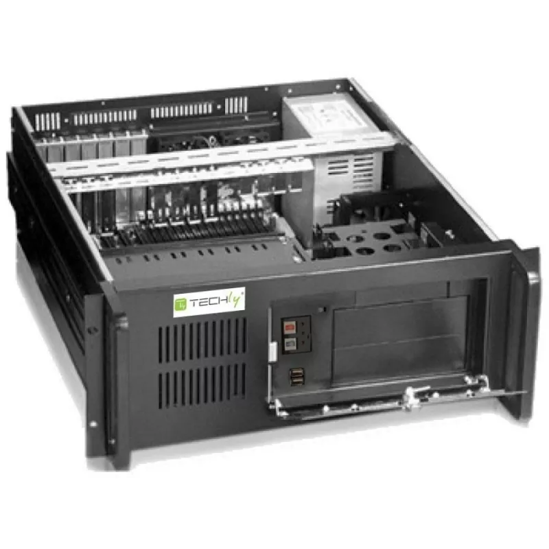 Techly Industrial 4U stovo kompiuterio korpusas I-CASE MP-P4HX-BLK2