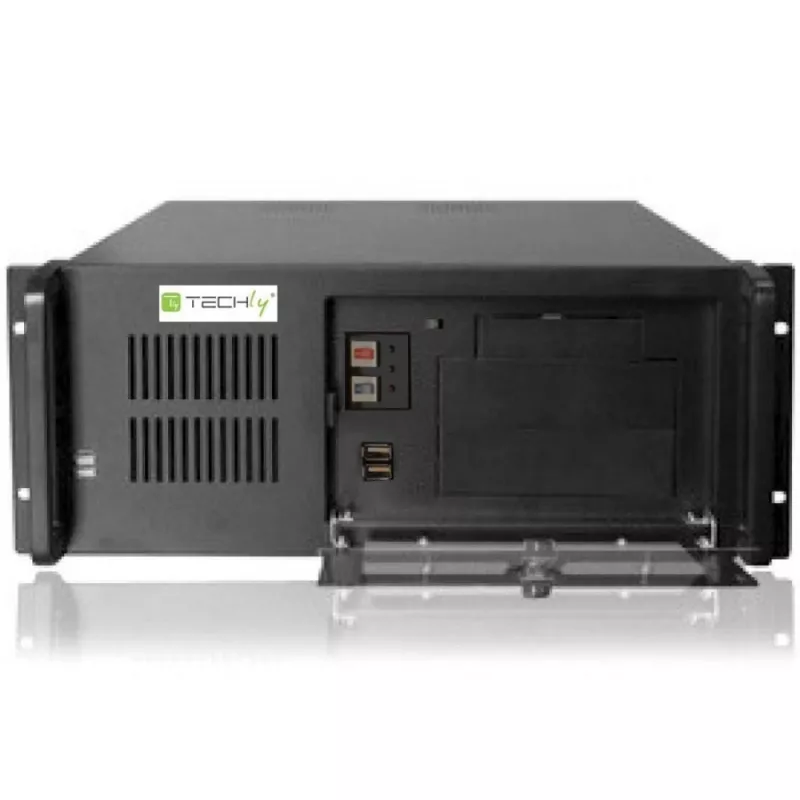 Techly Industrial 4U stovo kompiuterio korpusas I-CASE MP-P4HX-BLK2