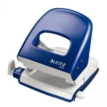 Leitz NeXXt 5008 skylmušė, 2 skylės, 30 lapų, mėlyna/balta
