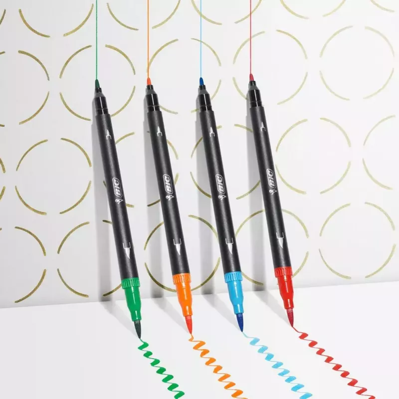 Žymekliai BIC Intensity Dual Tip 12 vnt.