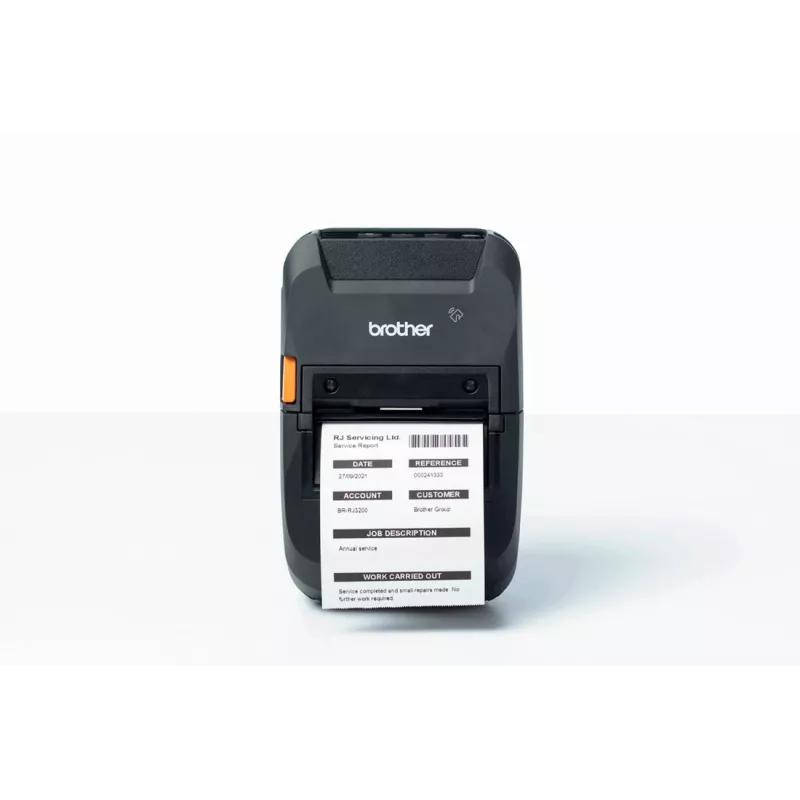 Brother RJ3230BL etikečių spausdintuvas, terminis, 203 x 203 DPI, 127 mm/s, belaidis, Wi-Fi, Bluetooth