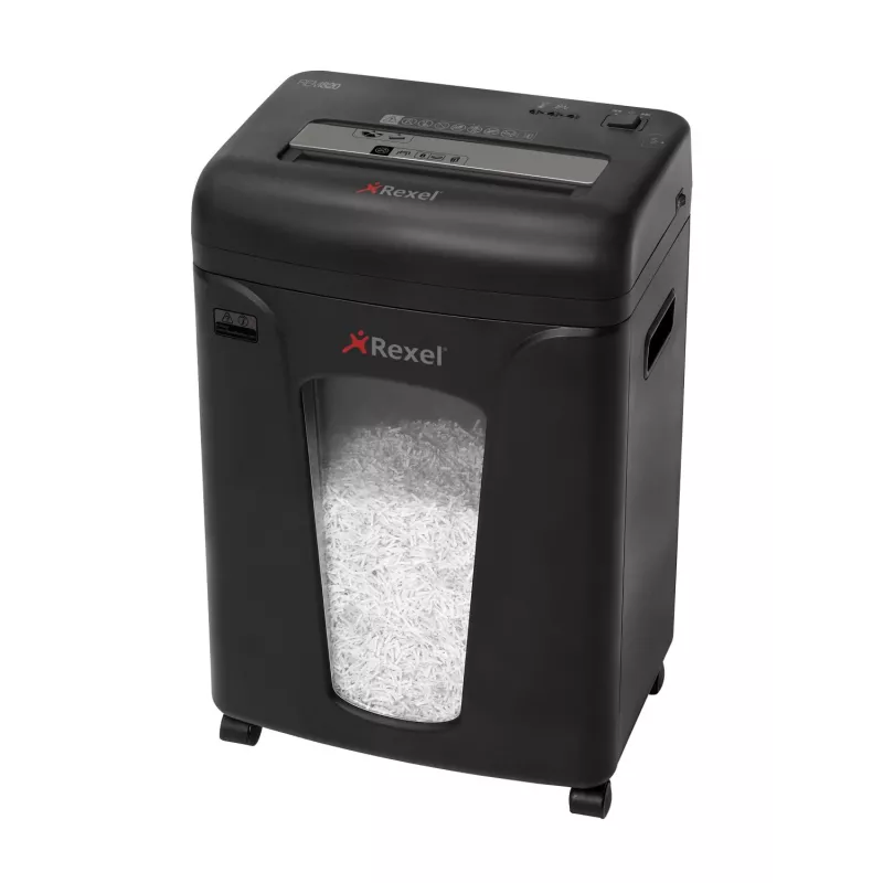 Rexel Mercury REM820 Jam Free Smulkintuvas P5, mikro pjūvis, 22,5 cm, 1,9 x 15 mm, 21 l, 220 lapų, 58 dB