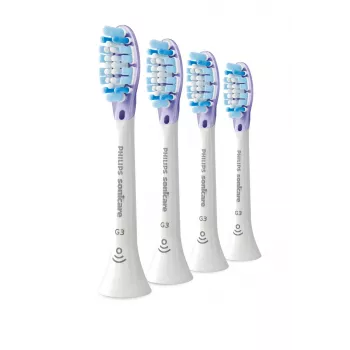 Philips Premium Gum Care HX9054/87 4 vnt. šepetėlių galvutės, baltos, minkštos, 62000 judesių per minutę