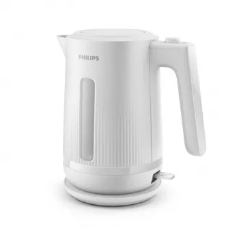 Philips 3000 serijos virdulys, 1,7 L, 2200 W, baltas, plastikas, apsauga nuo perkaitimo, belaidis