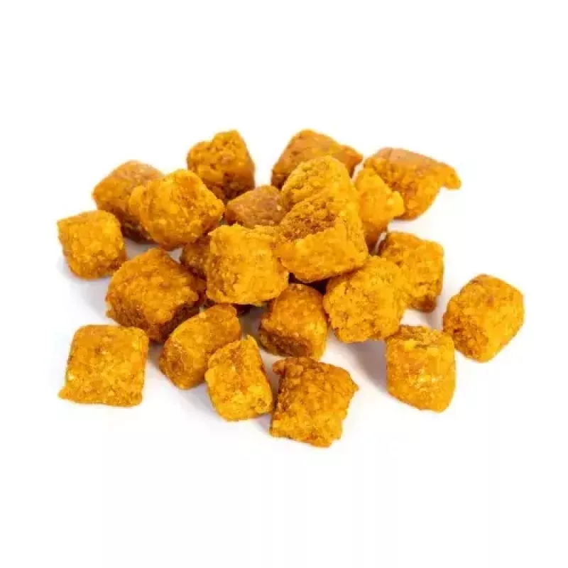 Džiovinti mango kubeliai 100 g Eco fresh foods – užkandis, ingredientas kepiniams ir dribsniams
