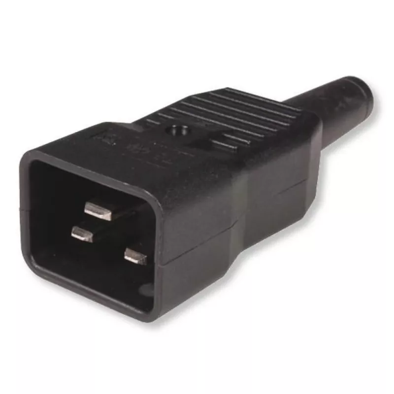 Techly Rack 19 colių PDU 12 VDE lizdų su C20 kištuku ir jungikliu