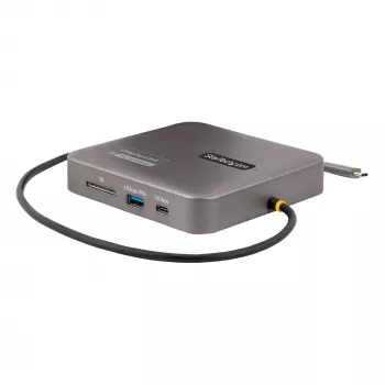 StarTech.com USB-C dokavimo stotelė, dvigubas 4K 60Hz HDMI, suderinama su Macbook Pro (M1/M2/M3/M4) ir Windows, USB-A/USB-C 10Gbps šakotuvas, 100W galios tiekimas, GbE, SD, 22 col./56 cm laidas