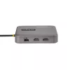 StarTech.com USB-C dokavimo stotelė, dvigubas 4K 60Hz HDMI, suderinama su Macbook Pro (M1/M2/M3/M4) ir Windows, USB-A/USB-C 10Gbps šakotuvas, 100W galios tiekimas, GbE, SD, 22 col./56 cm laidas