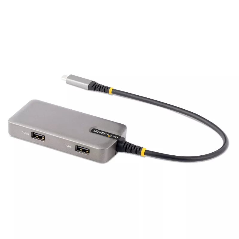 StarTech.com USB-C kelių prievadų adapteris - 4K 60Hz HDMI - HDR - 2 prievadų 5Gbps USB 3.0 šakotuvas - 100W Power Delivery perdavimas - GbE - sertifikuotas Chromebook - Windows/macOS