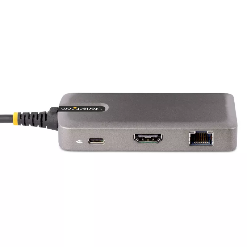 StarTech.com USB-C kelių prievadų adapteris - 4K 60Hz HDMI - HDR - 2 prievadų 5Gbps USB 3.0 šakotuvas - 100W Power Delivery perdavimas - GbE - sertifikuotas Chromebook - Windows/macOS