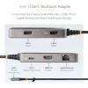 StarTech.com USB-C kelių prievadų adapteris - 4K 60Hz HDMI - HDR - 2 prievadų 5Gbps USB 3.0 šakotuvas - 100W Power Delivery perdavimas - GbE - sertifikuotas Chromebook - Windows/macOS