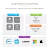 StarTech.com USB-C kelių prievadų adapteris - 4K 60Hz HDMI - HDR - 2 prievadų 5Gbps USB 3.0 šakotuvas - 100W Power Delivery perdavimas - GbE - sertifikuotas Chromebook - Windows/macOS